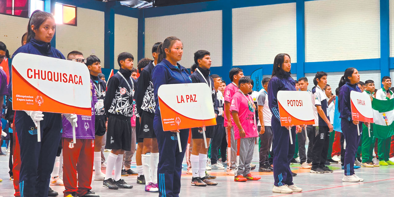 Delegaciones que participan en el Torneo Nacional Unificado. Foto: VICEMINISTERIO DE DEPORTES