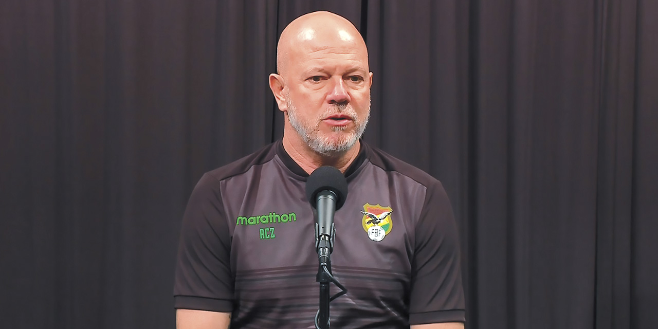 Antonio Carlos Zago, técnico de la Selección boliviana. | Foto: FBF