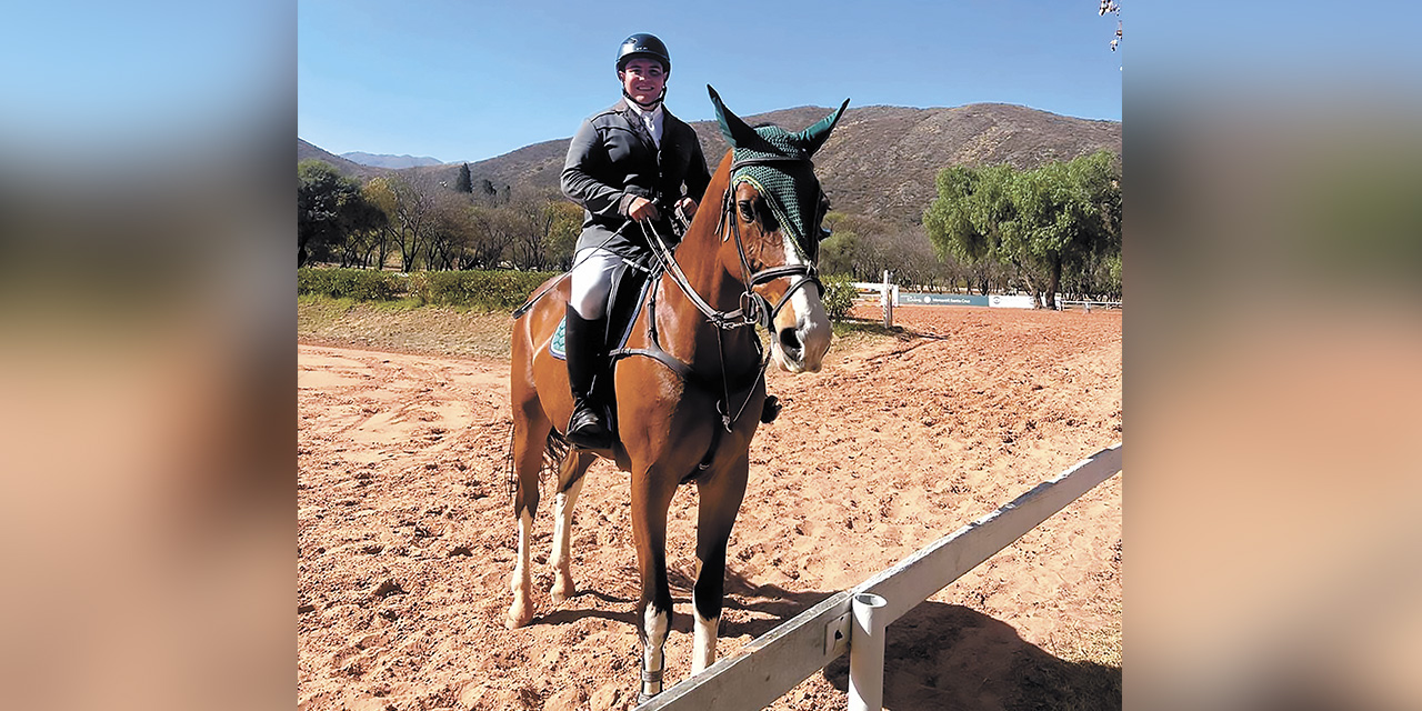  Mathías Céspedes y MLM Santa Ana Cornelius , el binomio ganador de la Copa FEI. | Foto: Mathías Céspedes