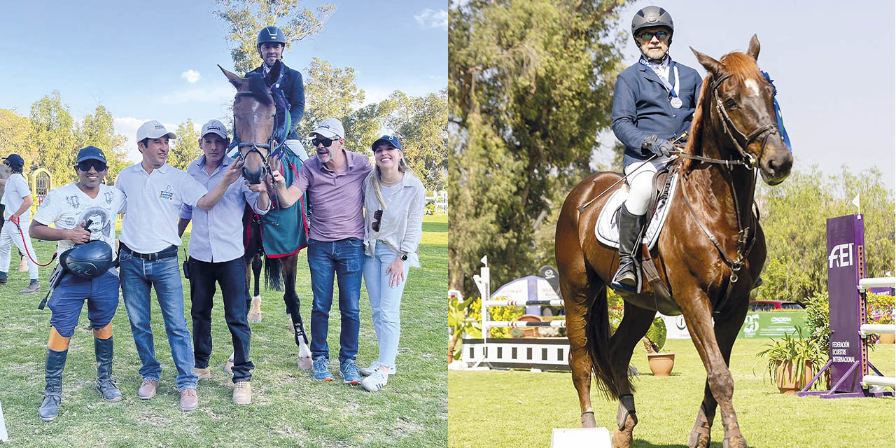 El jinete Mauricio Zalles fue el gran protagonista de la última fecha del deporte ecuestre en Cochabamba.