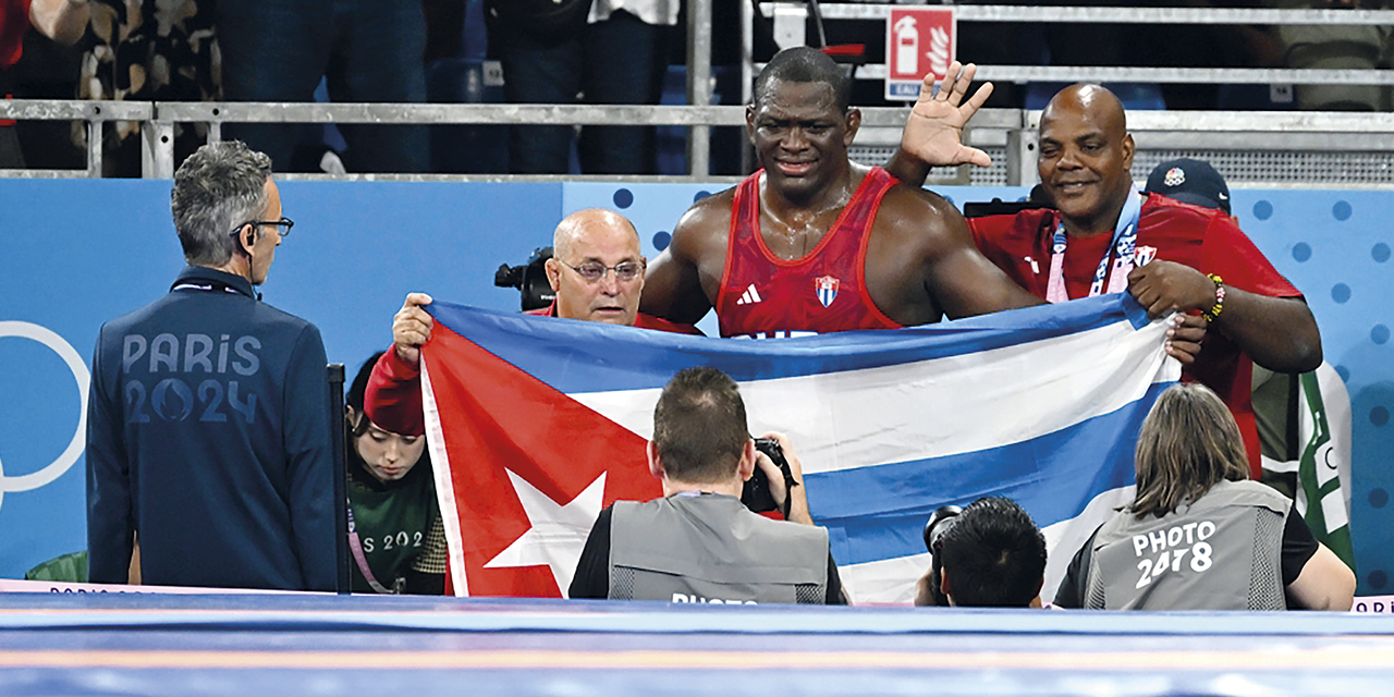 El luchador cubano Mijaín López entró en la historia de los JJOO.