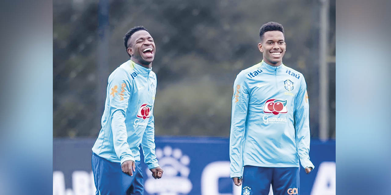 La confianza de los brasileños Vinicius y Rodrygo.