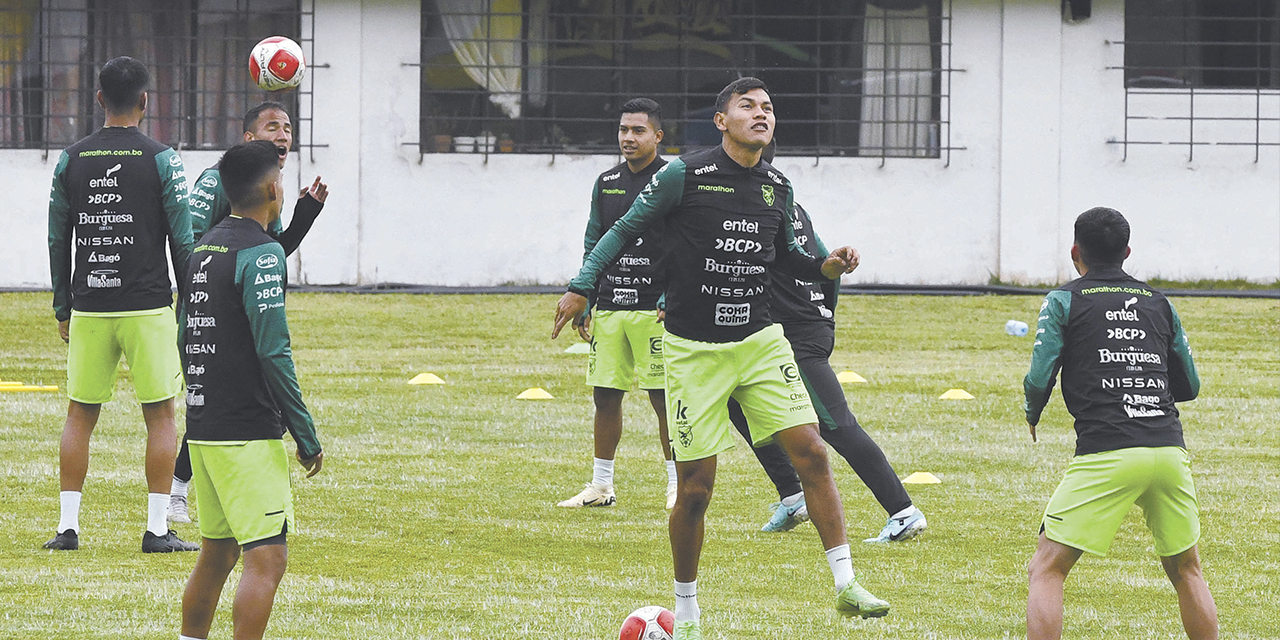 El equipo nacional continuará hoy su preparación en Achumani. | Foto: APG