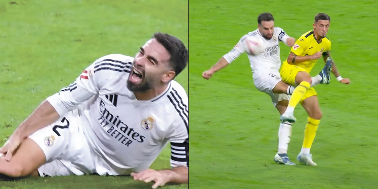 El grito de dolor de Dani Carvajal luego de sufrir la lesión en la rodilla derecha. | Foto: LA TRIBUNA.COM