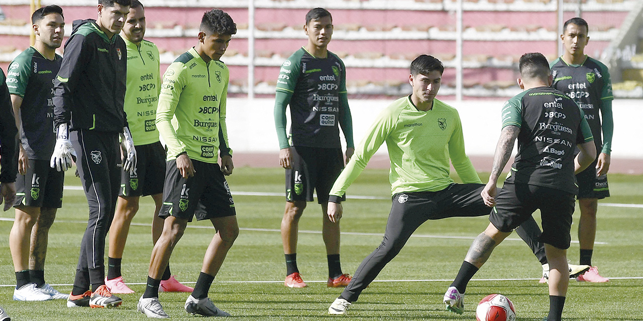 La Selección boliviana volverá a entrenarse en el estadio Siles.