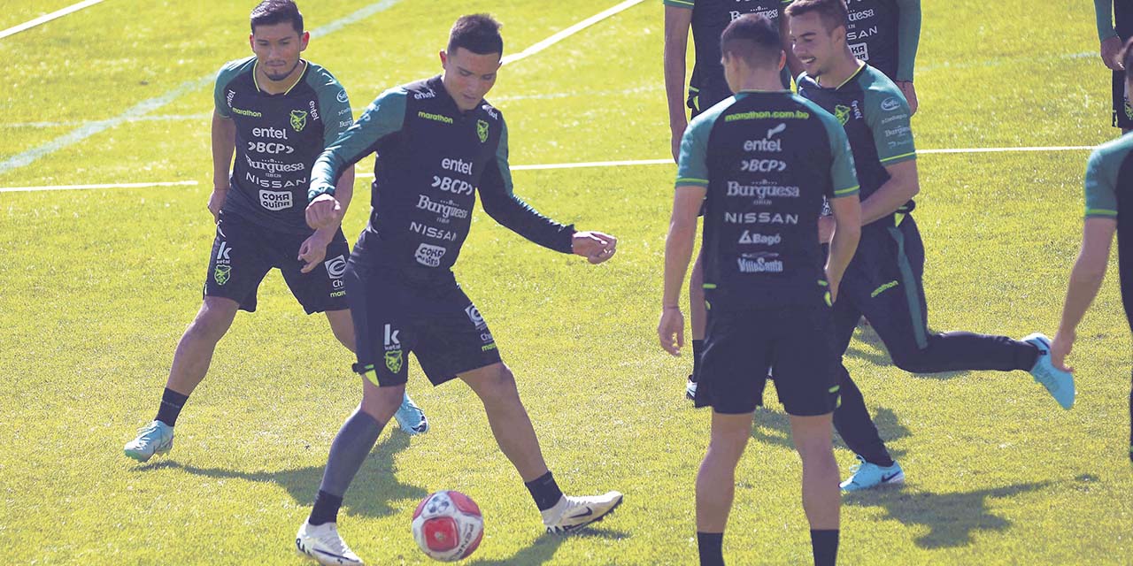 La Selección cerrará sus aprestos hoy en el estadio de Achumani.