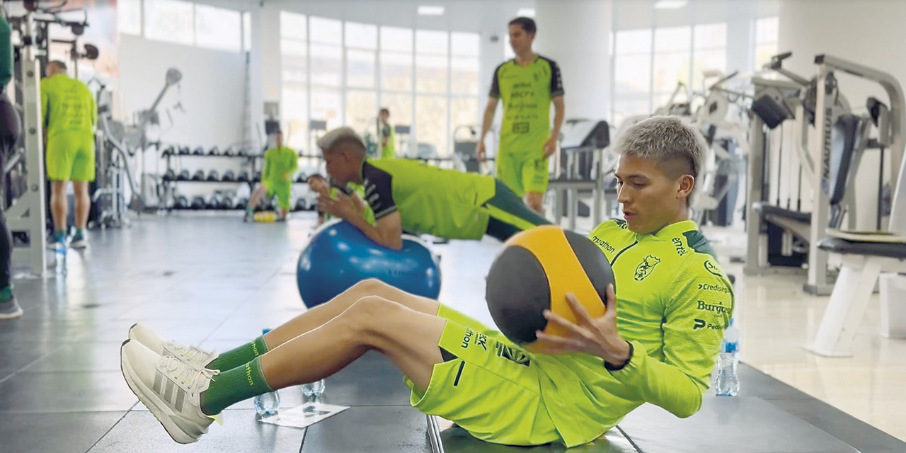 Gabriel Sotomayor en el trabajo de preparación de la Selección. | Foto: FBF