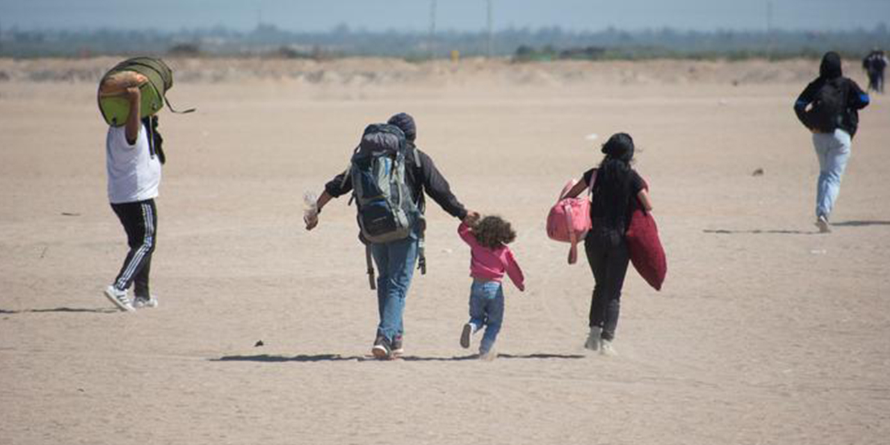 Migrantes en la frontera de Perú. (Foto: DW)