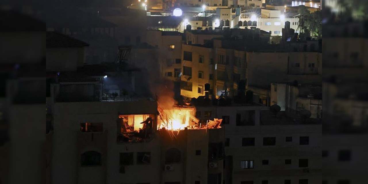 Bombardeos en Franja de Gaza. | Foto: Prensa Latina