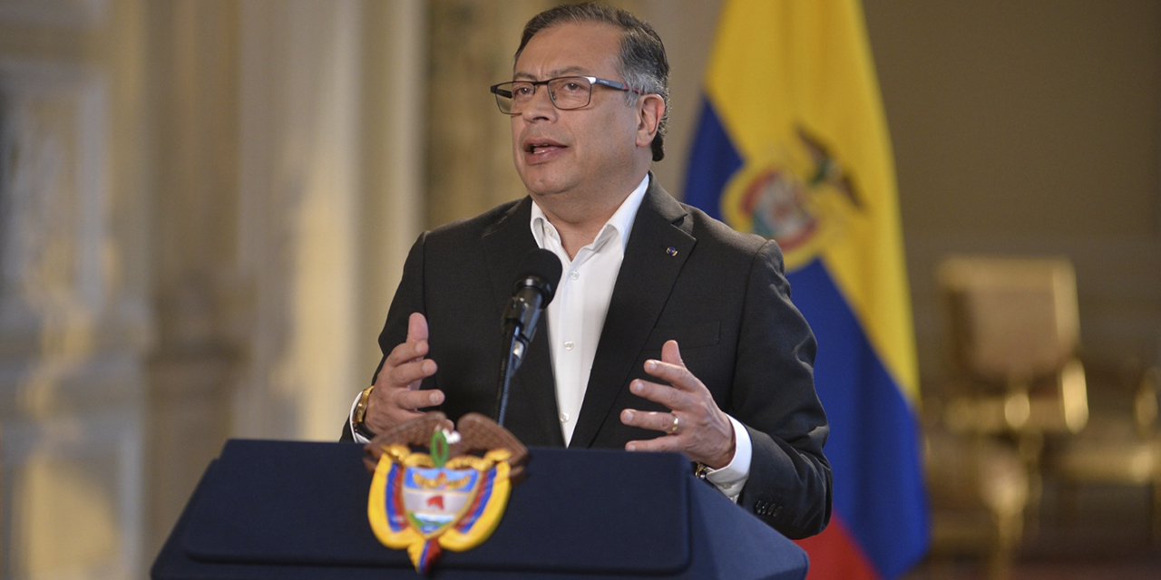 El presidente de Colombia, Gustavo Petro.