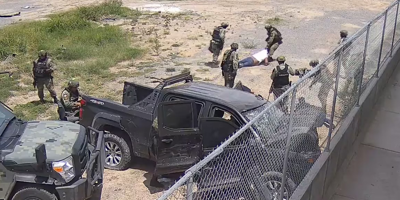 Imágenes de efectivos militares durante el patrullaje. (Foto: El País)