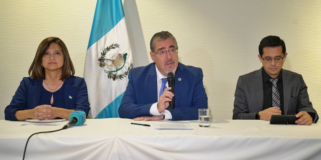 Presidente electo de Guatemala suspende la transición de poder