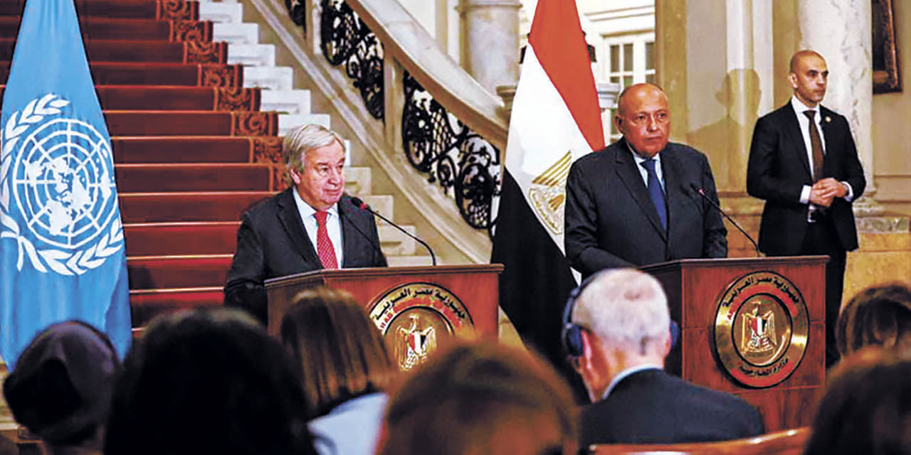 El secretario general de las Naciones Unidas, António Guterres (izq). | Foto: Prensa Latina