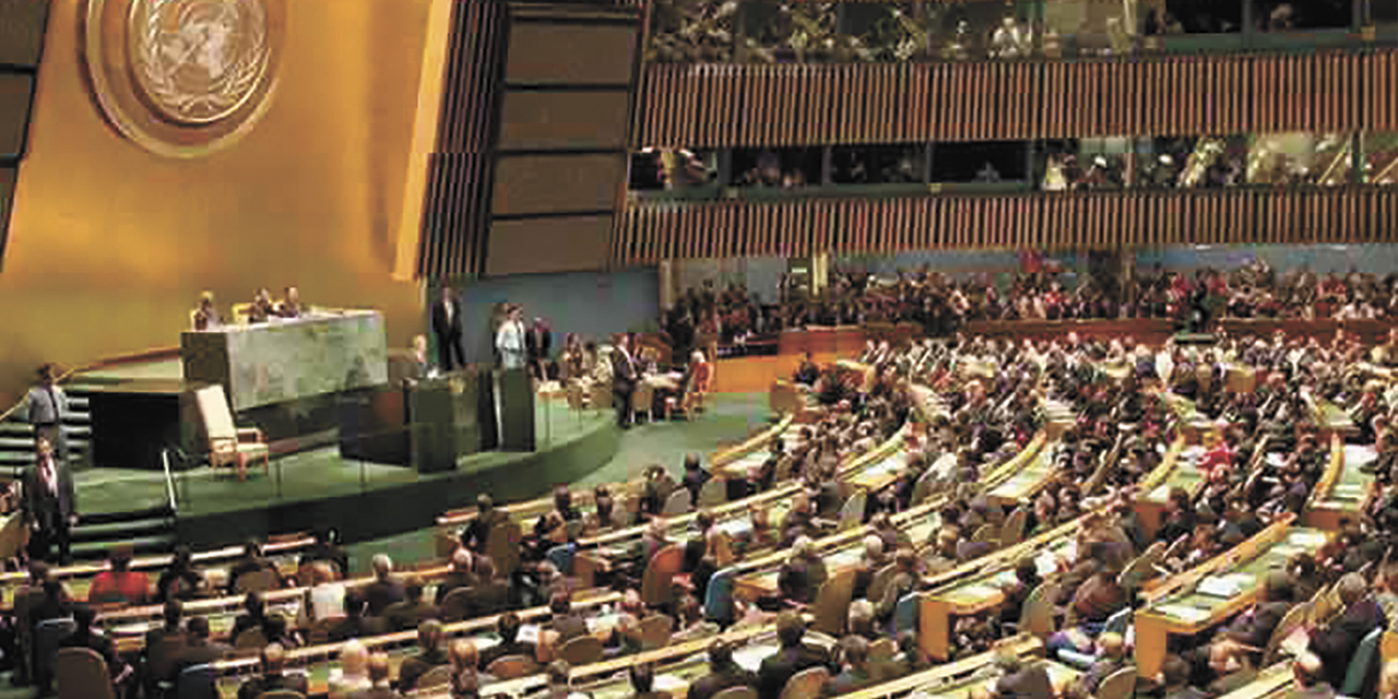 La Asamblea General de Naciones Unidas. | Foto: Prensa Latina