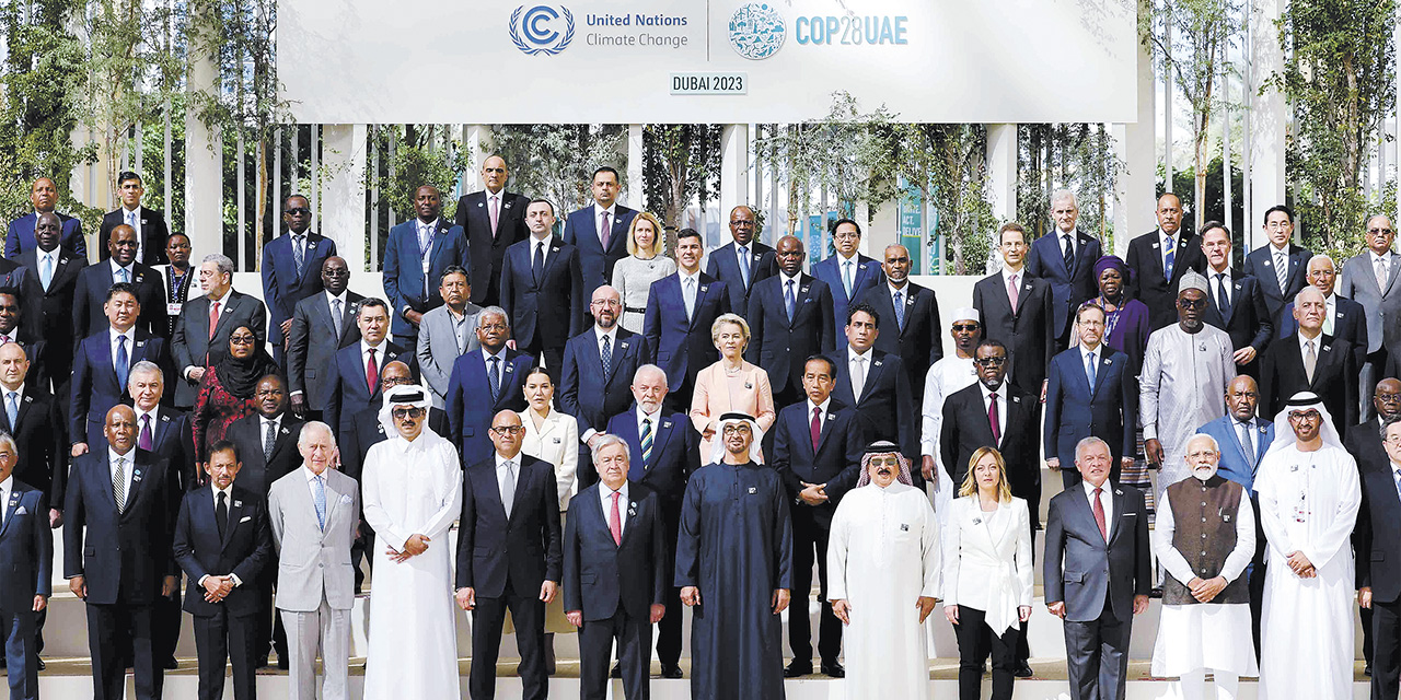 La foto oficial de la COP28. | Foto: RT