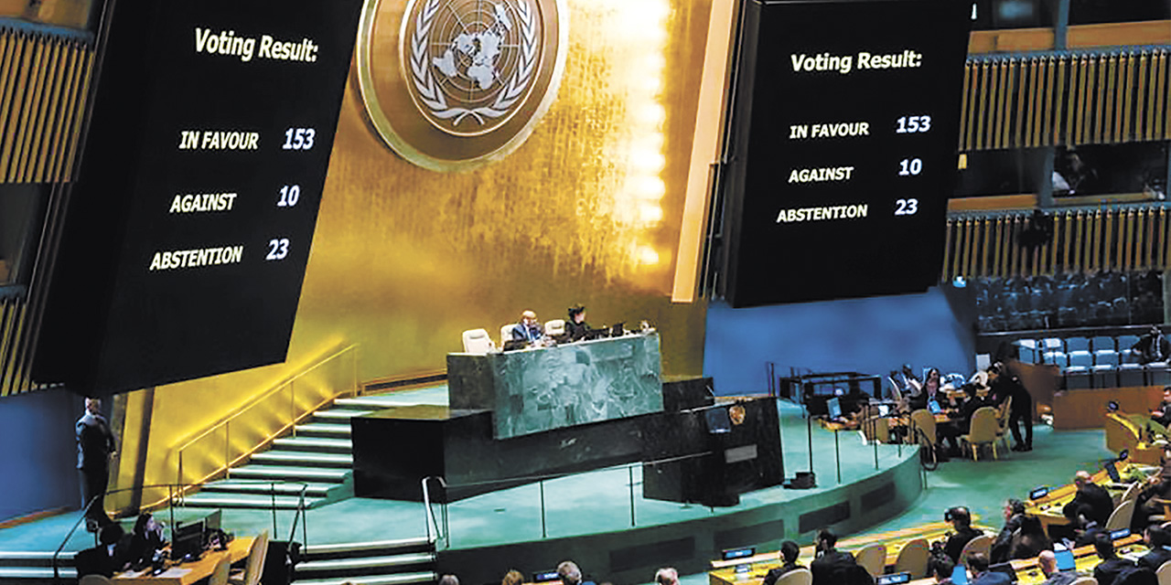 En la sesión de emergencia fueron desestimadas dos enmiendas presentadas por Austria y Estados Unidos. | Foto: Prensa Latina