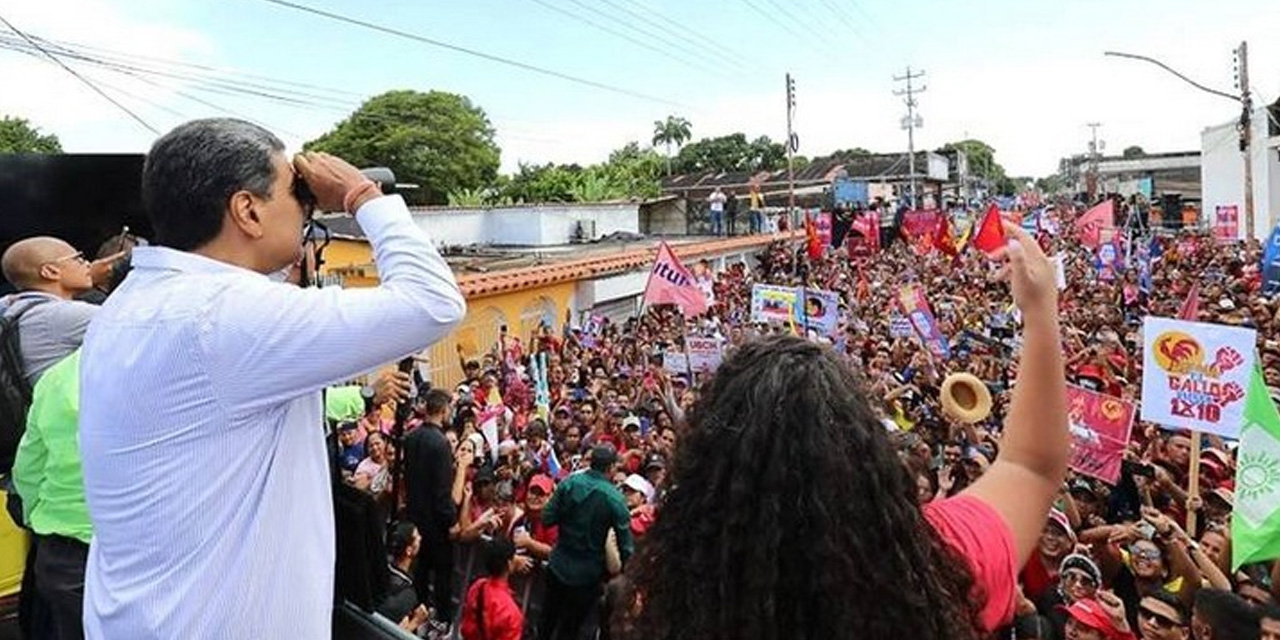 Una campaña electoral en Venezuela. | Foto: RRSS