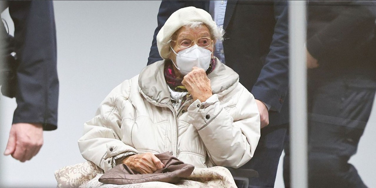 La anciana Irmgard Furchner de 99 años. Captura de pantalla RTVE