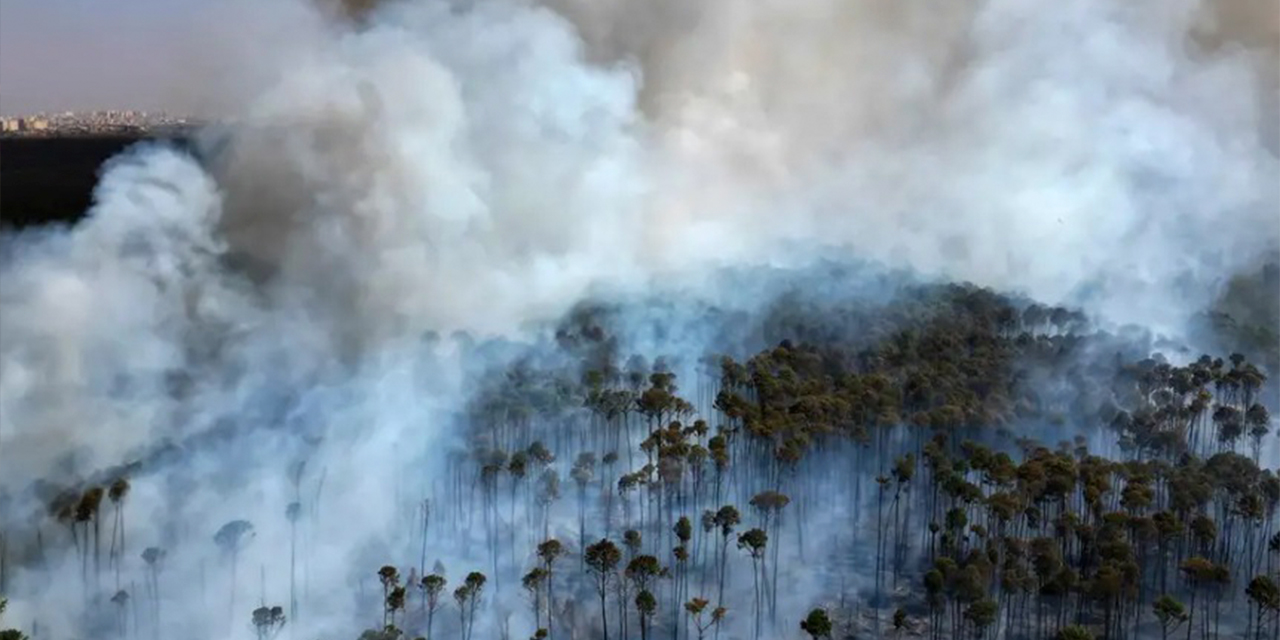 Brasil soporta una crisis ambiental grande a causa de los incendios y sequías. Foto:  AGENCIAS