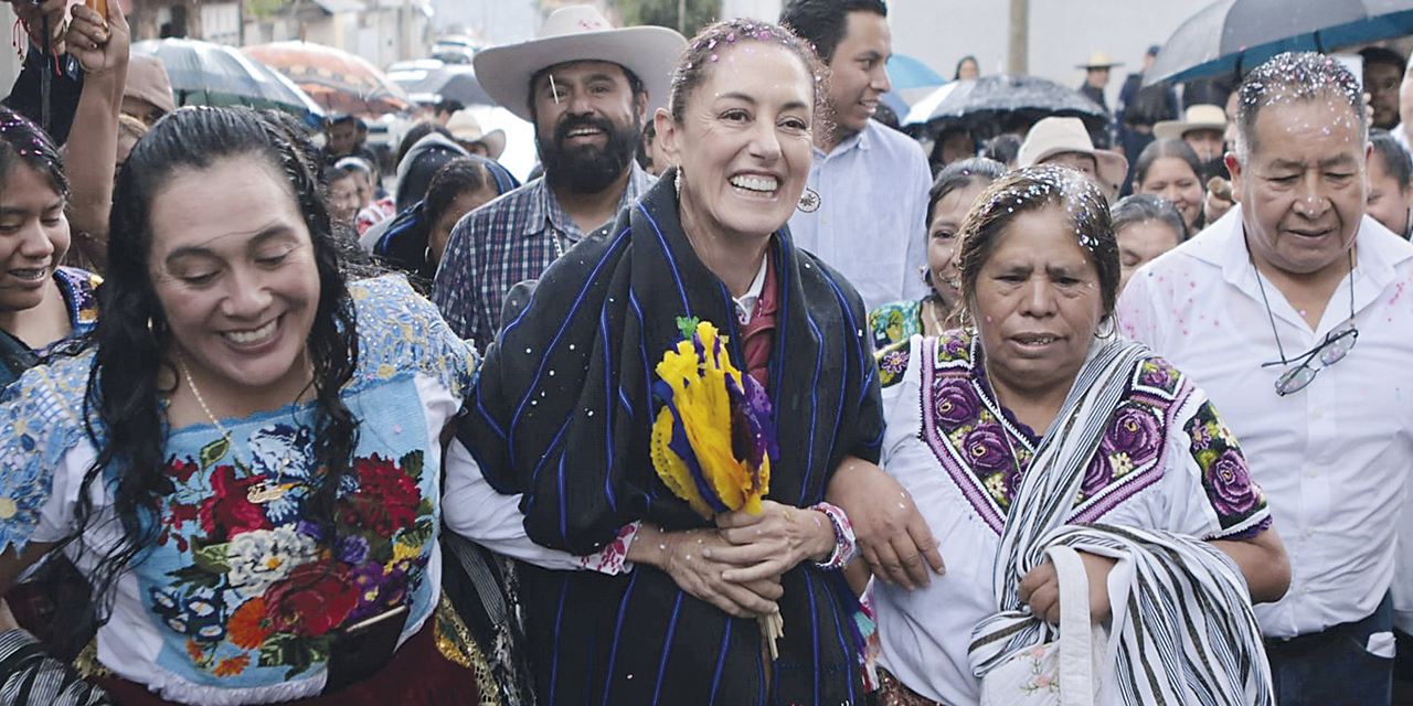 Claudia Sheinbaum, luego de su victoria electoral en junio de este año.