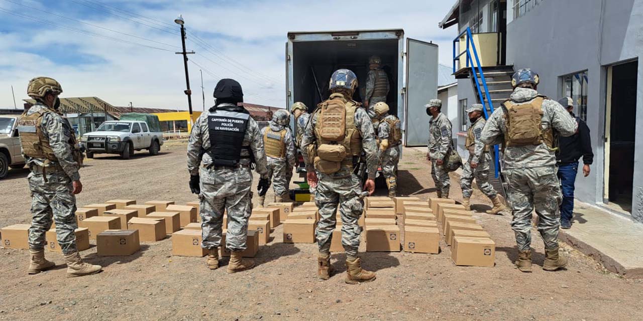 Contingente de lucha contra el contrabando en las fronteras es reforzado con más efectivos