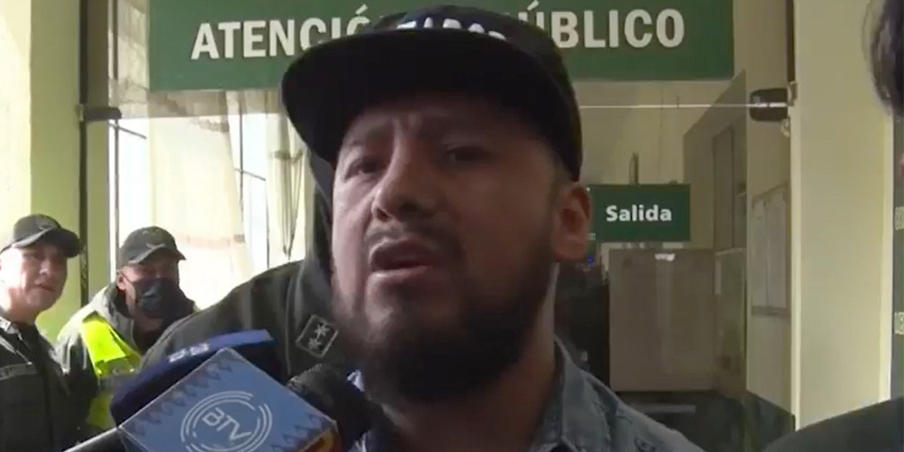 El exteniente de la Policía y boxeador Franklin ‘Matador’ Mamani.