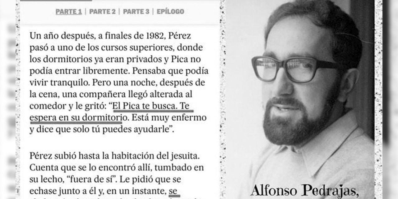 El sacerdote Alfonso Pedrajas dejó un diario en el que confiesa violaciones masivas. (Foto: Archivo)