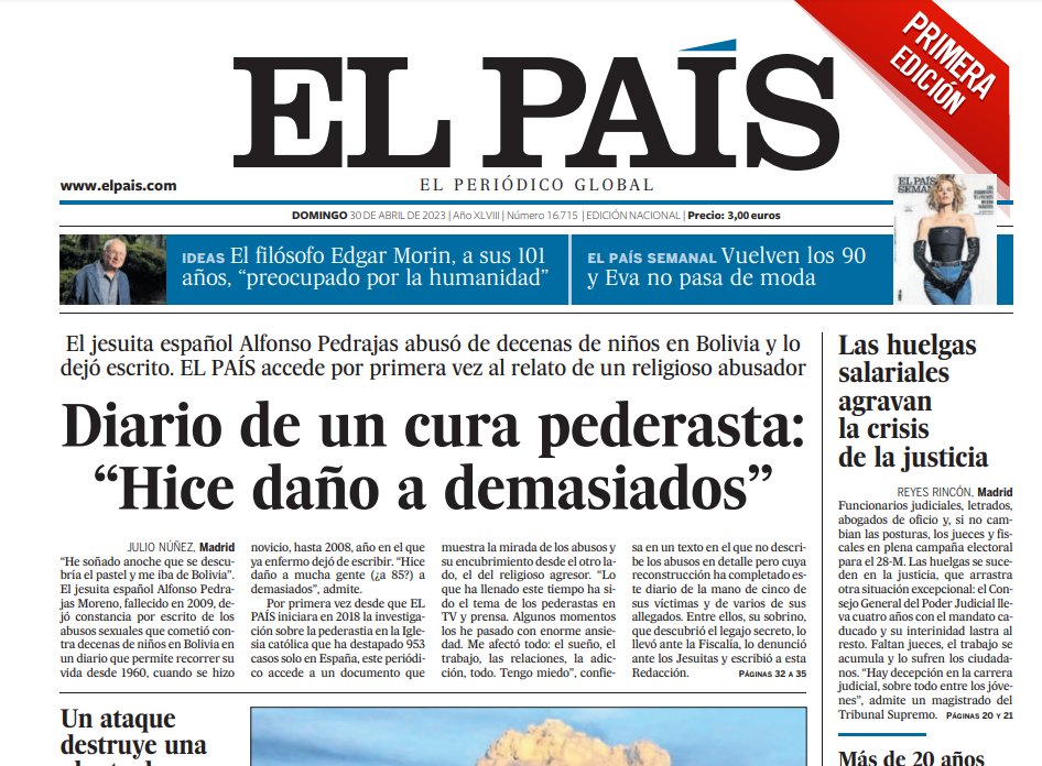 DIARIO ELPAIS PEDRAJAS