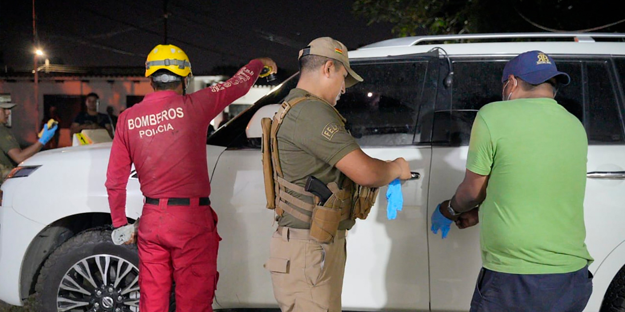 Motorizados incautados durante los allanamientos desarrollados en Santa Cruz. Foto: RRSS