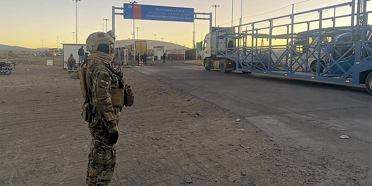 Operativos en la frontera con Chile. 