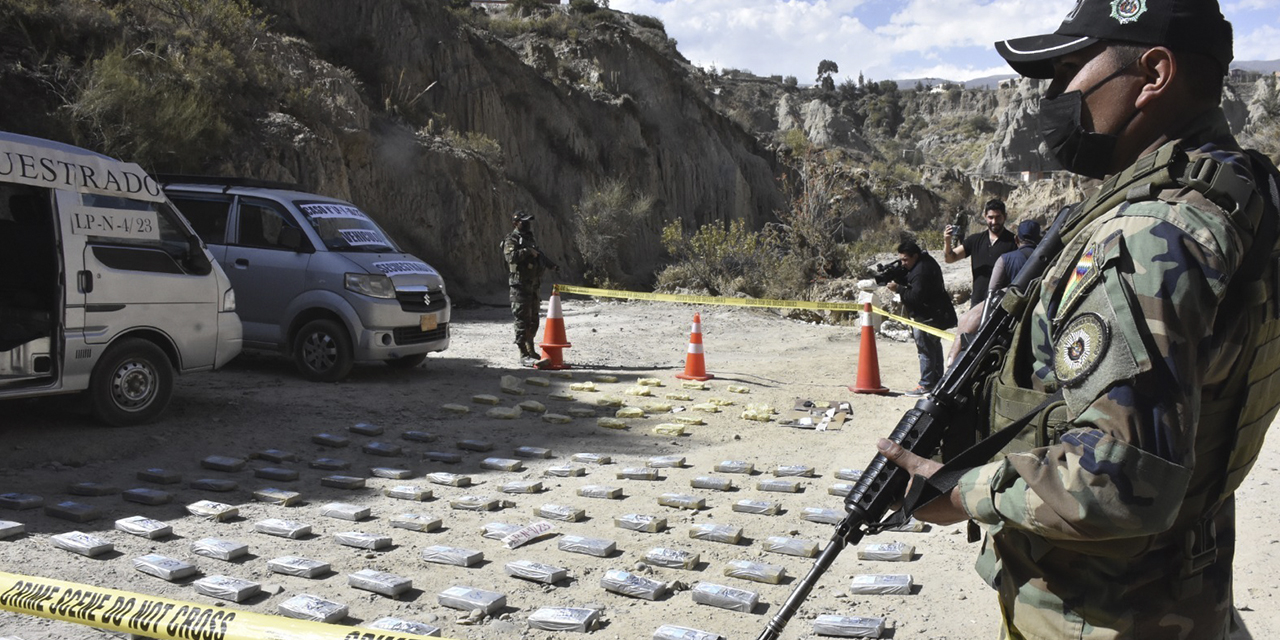 Un cargamento de cocaína secuestrado por la FELCN. (Foto: Archivo)