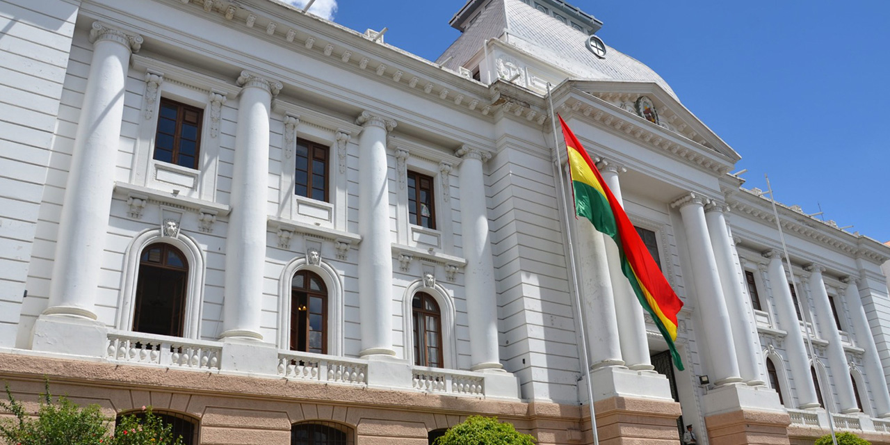 El Tribunal Supremo de Justicia, en la ciudad de Sucre. Foto: Archivo