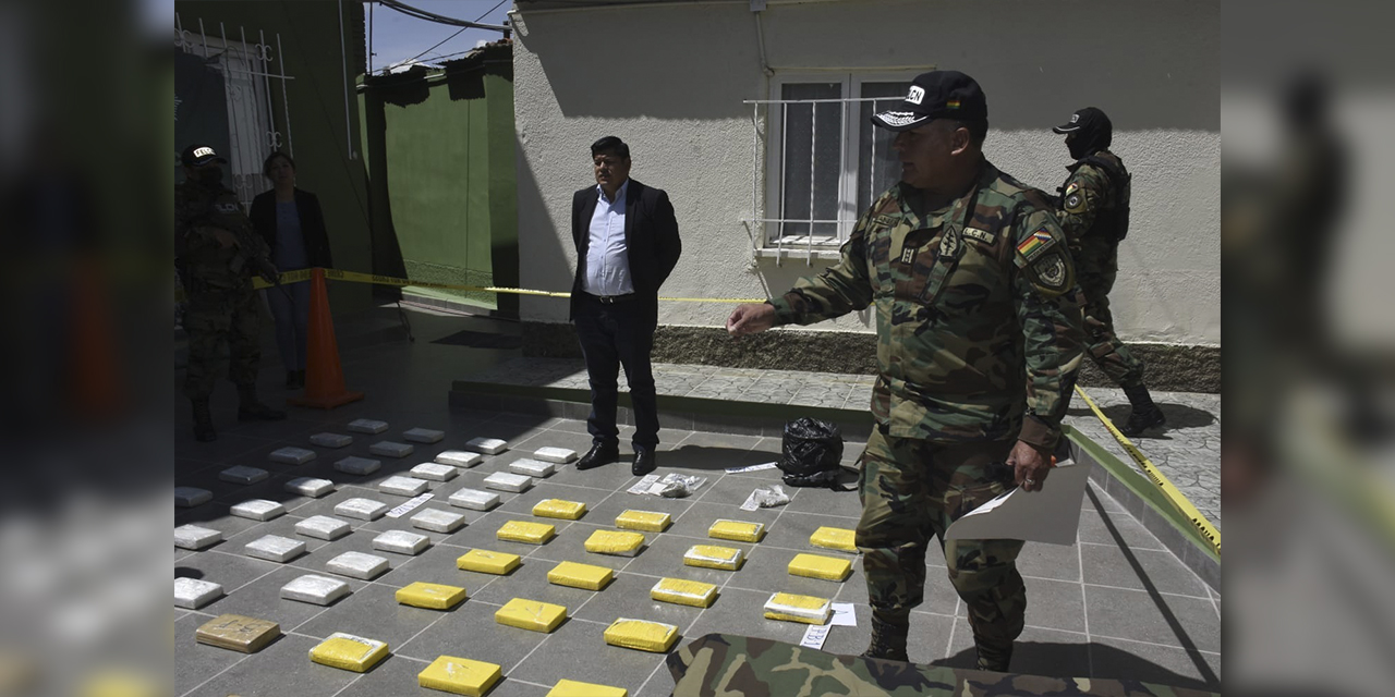 El viceministro de Defensa Social y Sustancias Controladas, Jaime Mamani. | Foto: Ministerio de Gobierno.