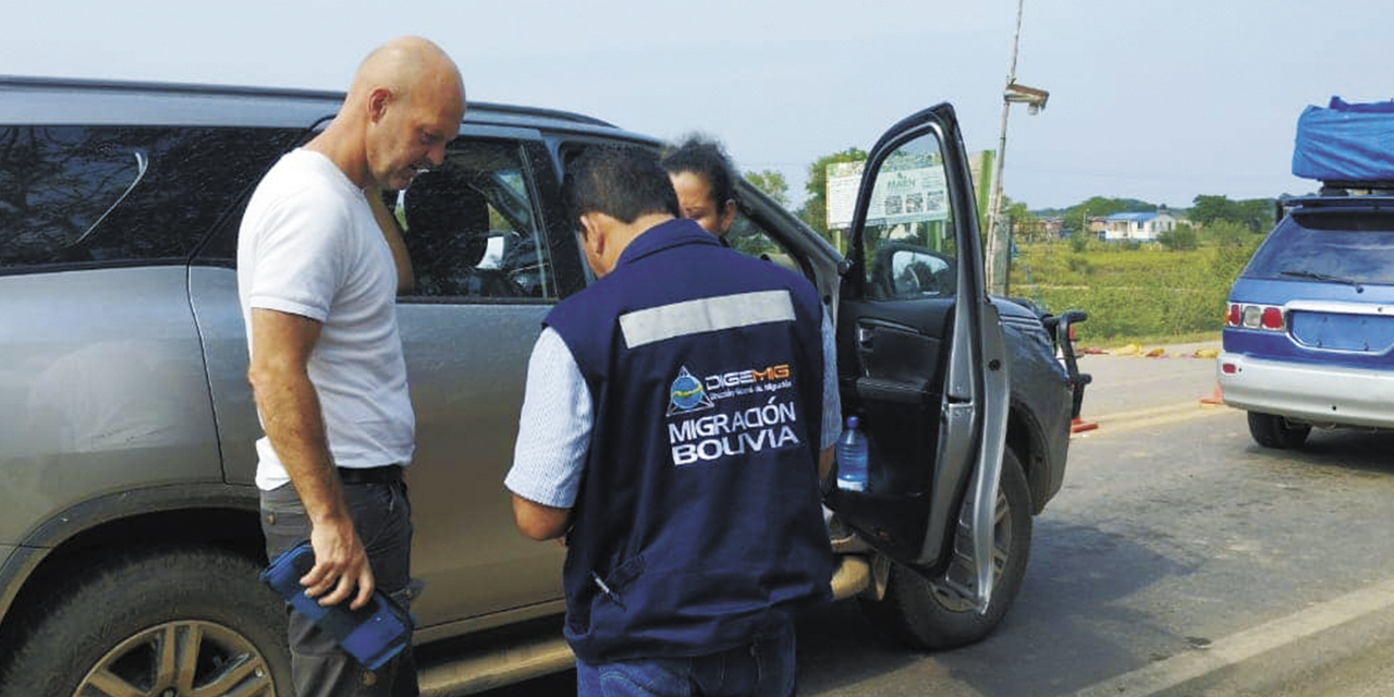 Control a la estadía de extranjeros en el país. | Foto: Migración