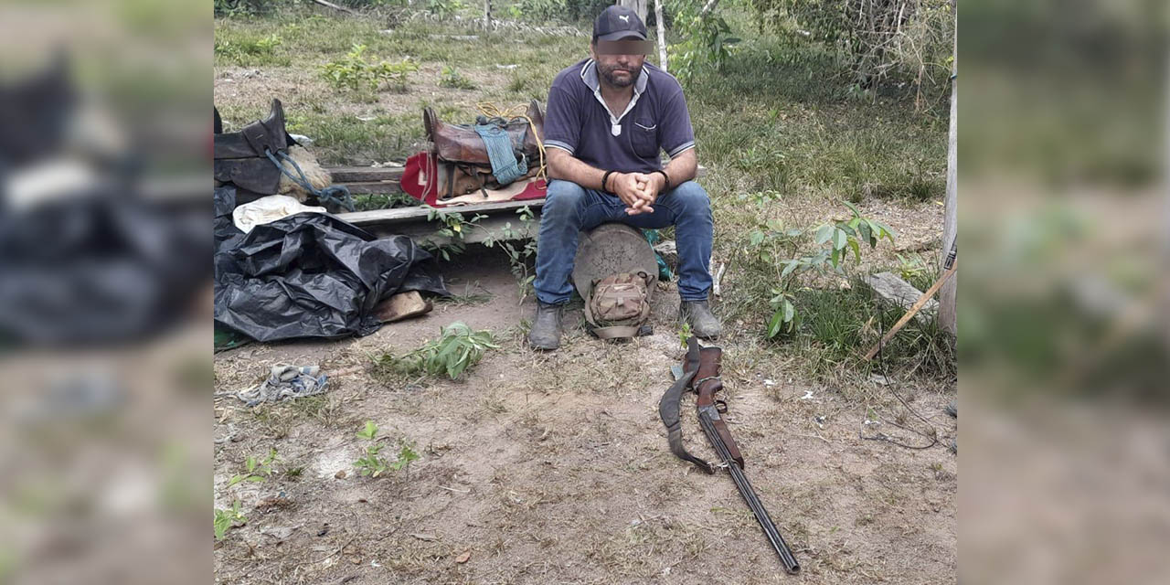 El ciudadano brasileño aprehendido en un operativo antidroga. // FOTO:  VIC. Jaime Mamani