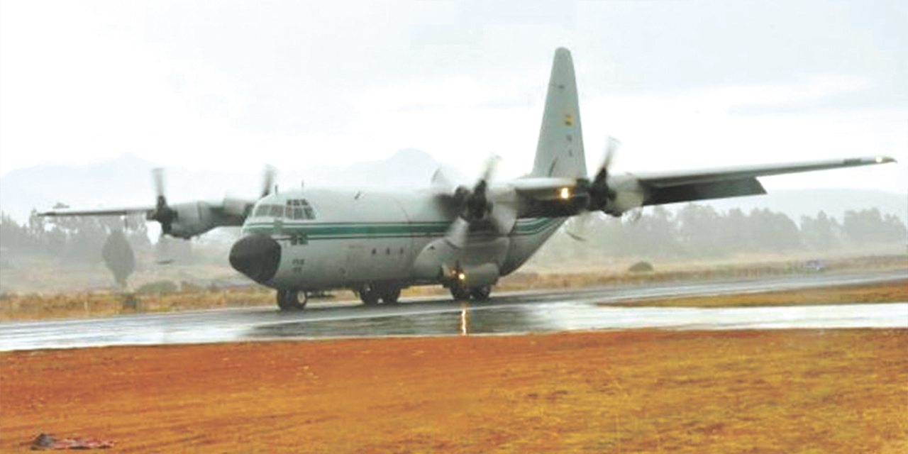 Para la estimulación de nubes se recurrirá a un avión Hércules. | Foto: RRSS