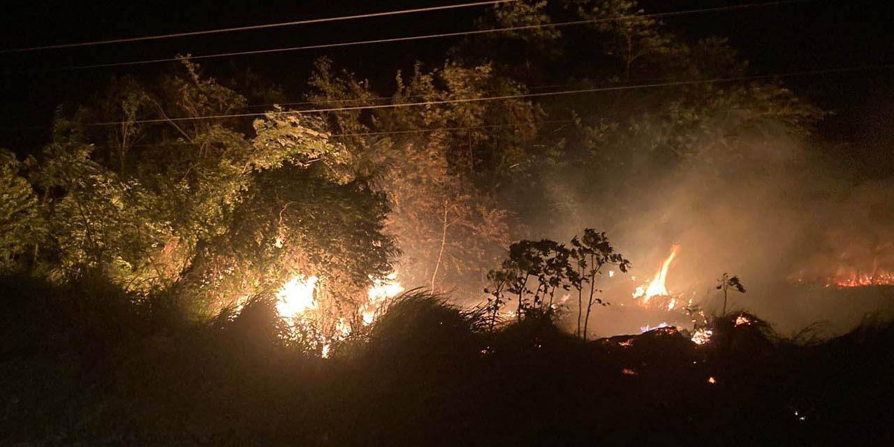 El fuego se reactivó en dos regiones del país. | Foto: ABT