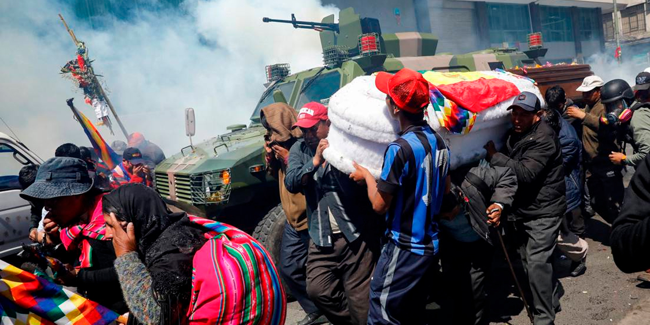 Más de 10 personas fallecieron por impactos de bala en la masacre de Senkata, el 19 de noviembre de 2019. Foto: Archivo