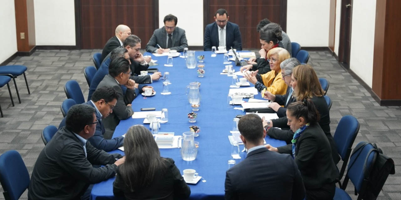 Una de las visitas de la CIDH a Bolivia. Fue el 31 de marzo en La Paz. | Foto: Ministerio de Justicia