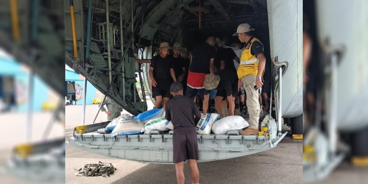 Gobierno envía 8 toneladas de ayuda humanitaria para familias damnificadas en Pando