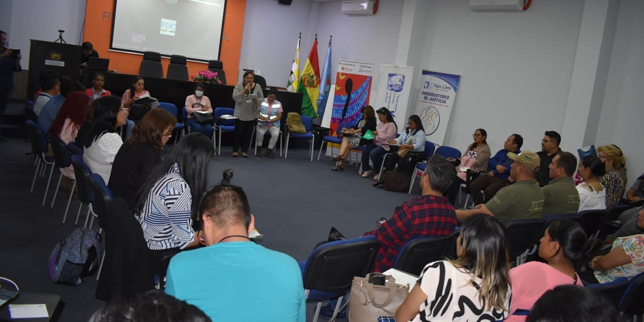 Mesa Departamental Interinstitucional de Lucha contra la Violencia de Género de Cochabamba. | Foto: FGE