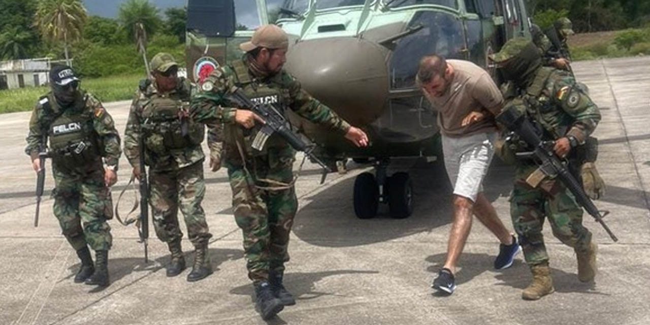 Zarko Pilipovic antes de su expulsión del país. | Foto: Ministerio de Gobierno