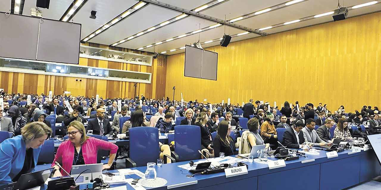 Sesión de la Comisión de Estupefacientes de Naciones Unidas. | // FOTO:  Vicem. de defensa social y sustancias controladas