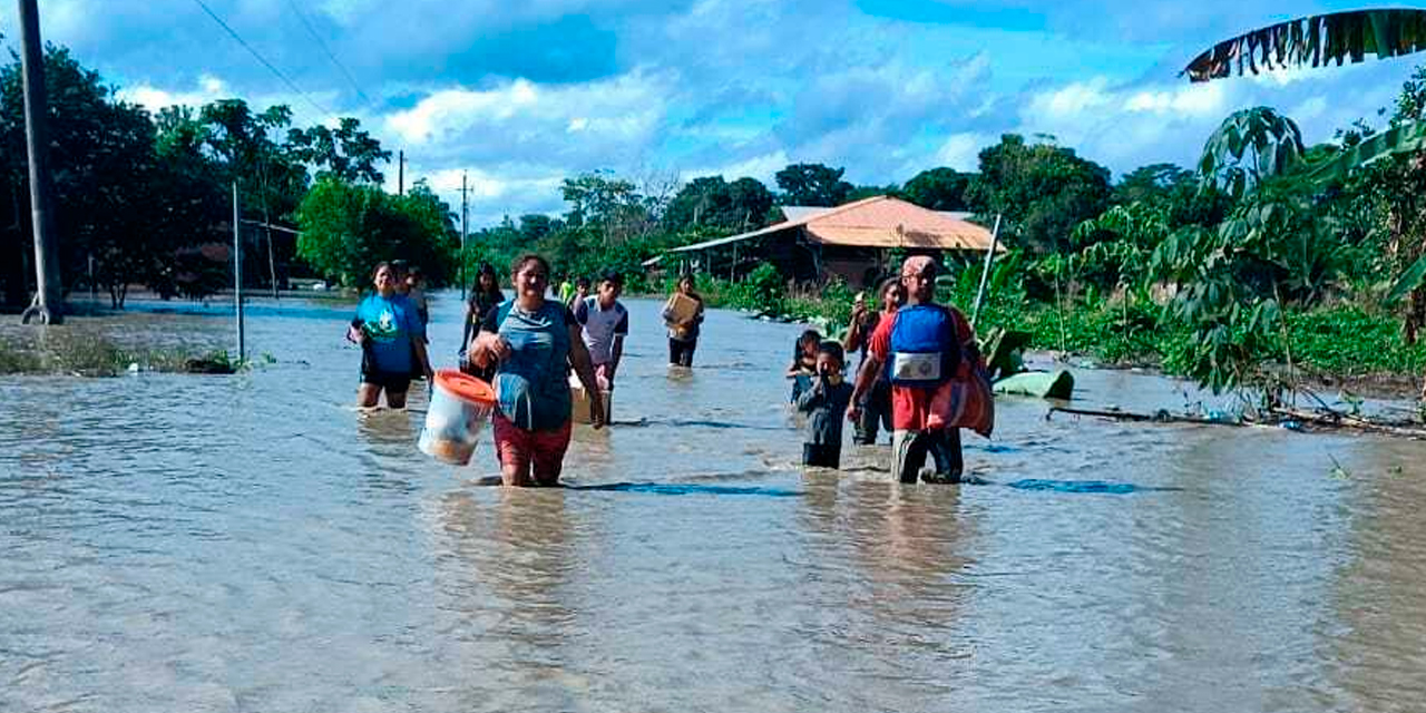 Inundaciones en el Trópico. Foto: RRSS