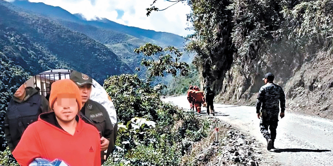 Joel salió del penal de Chonchocoro   por orden judicial y es trasladado hasta Tocaña, Nor Yungas. Foto: ABI