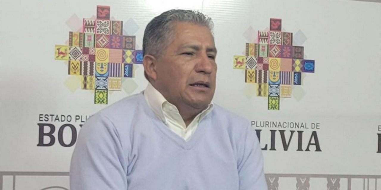 El ministro de Defensa, Edmundo Novillo. Foto: Ministerio de Defensa