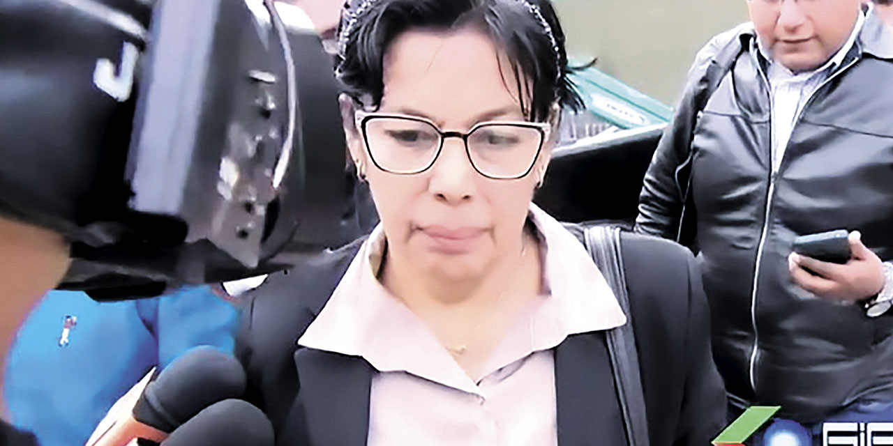 La asambleísta cruceña por Creemos Shirley Hurtado.