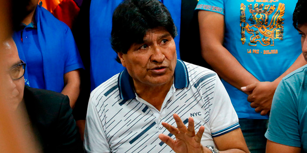 El dirigente cocalero Evo Morales. Foto: El Día