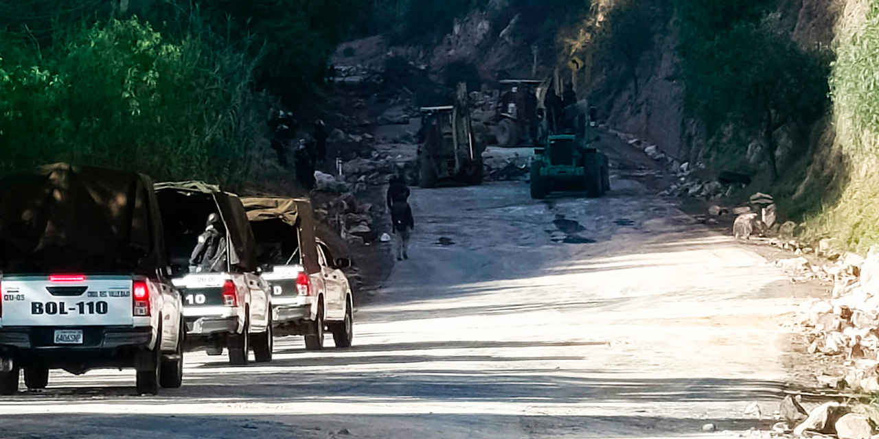 Operativo en Parotani. Foto: Policía Boliviana