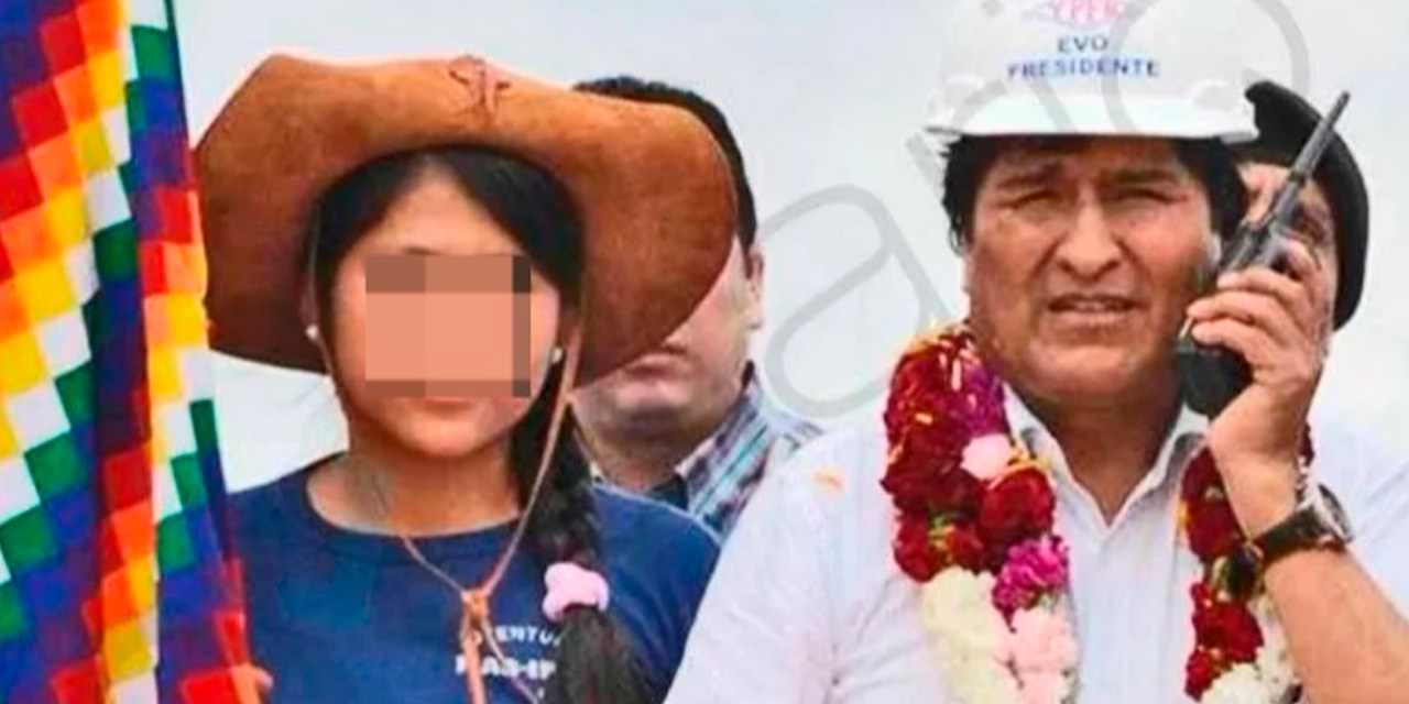 Evo Morales enfrenta un proceso por la relación que mantuvo con una menor de edad en 2015, en Tarija. Foto: Ok Diario